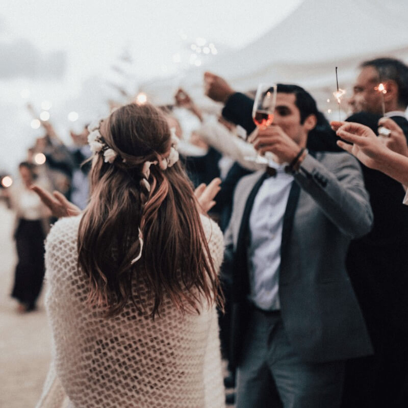 spring outdoor wedding attire